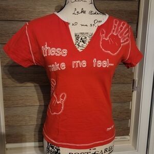 Reebok Red Women's shirt